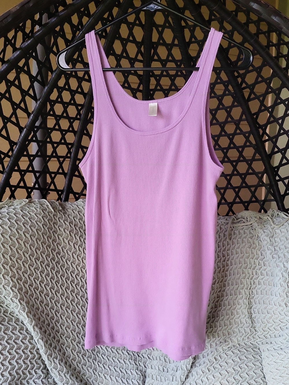 J. Crew Lilac Ribbed Tank - Picture 5 of 5